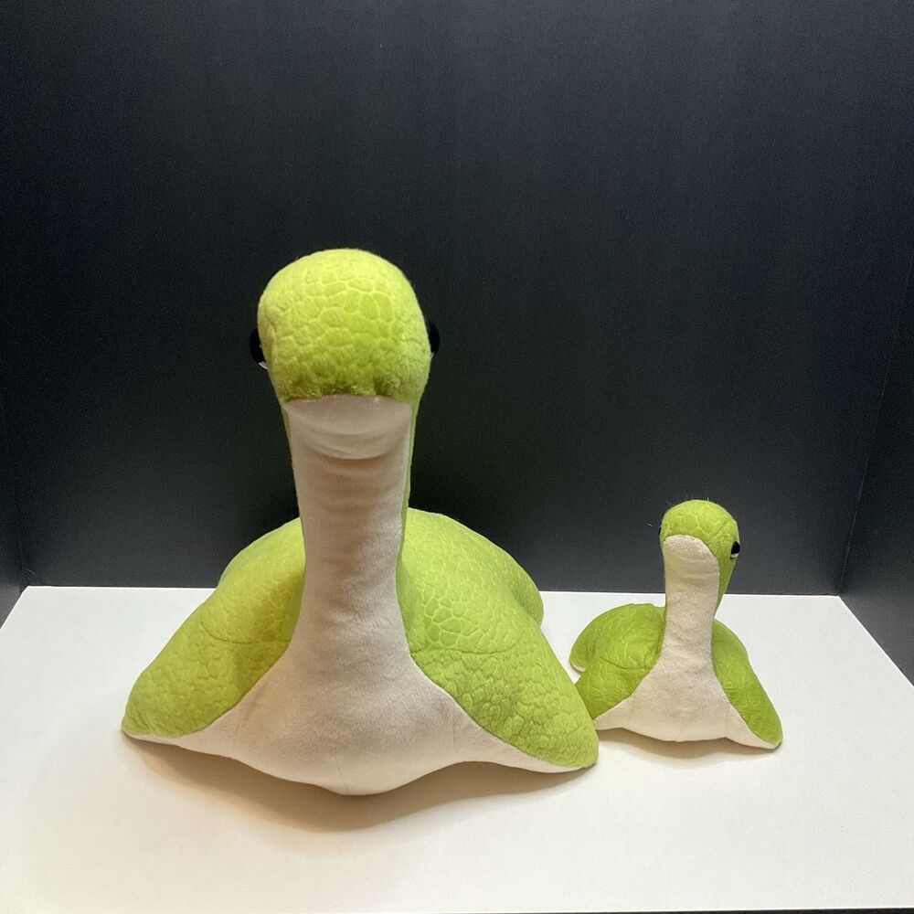 Apex Legends Nessie Green Plush Jakks Pacific 10” and 6" Zipper Lot of 2 Dino